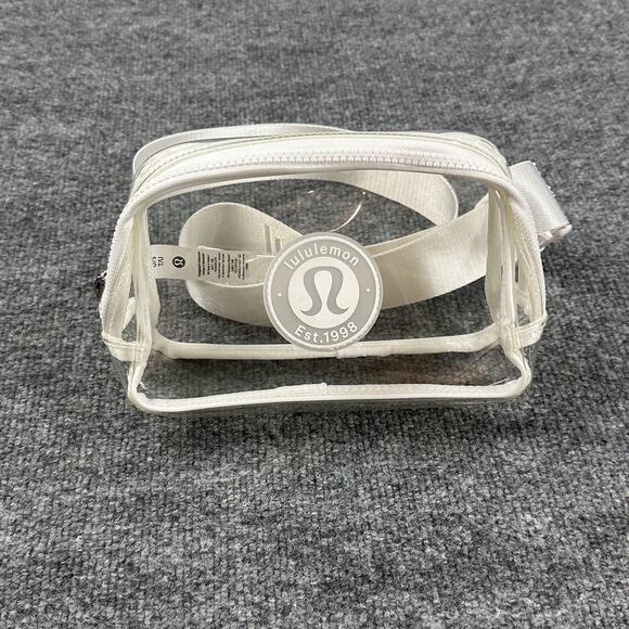 Lululemon Everywhere Belt Bag 1L Clear White Trim Stadium Event Casual Comfy - Picture 3 of 13